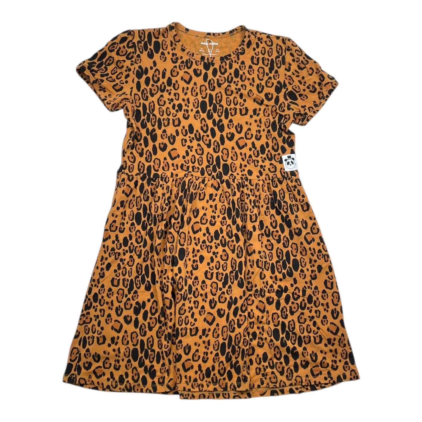 Mini Rodini t-shirt dress, leopard | 140/148cm
