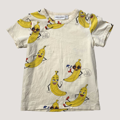 92-98cm/MINI RODINI バナナ Tシャツ-