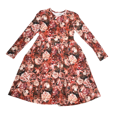 Versonpuoti tunic dress, flowers | 152/158cm