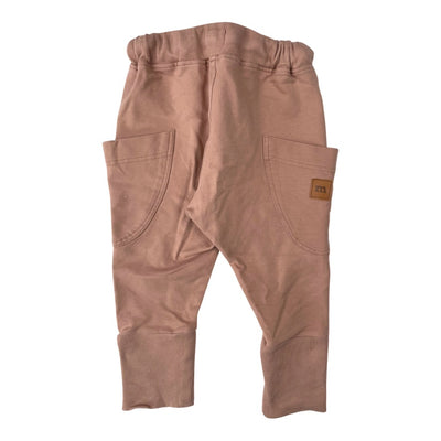 Metsola pocket sweatpants, brown | 74/80cm