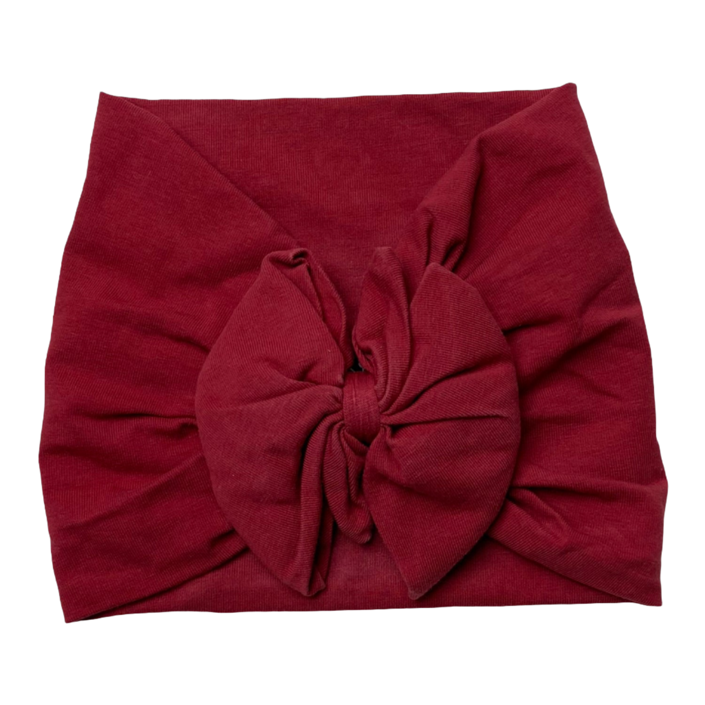 Kaiko bow headwrap, fire brick | 3-6m