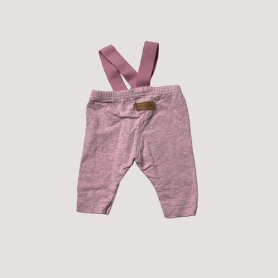 Metsola rib brace leggings, pink | 50/56cm