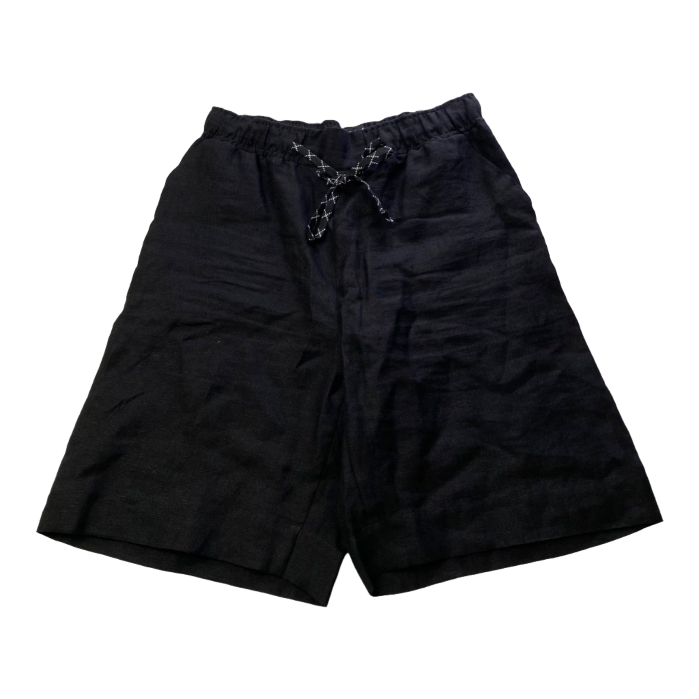 MIAM linen shorts, black | woman XS/S