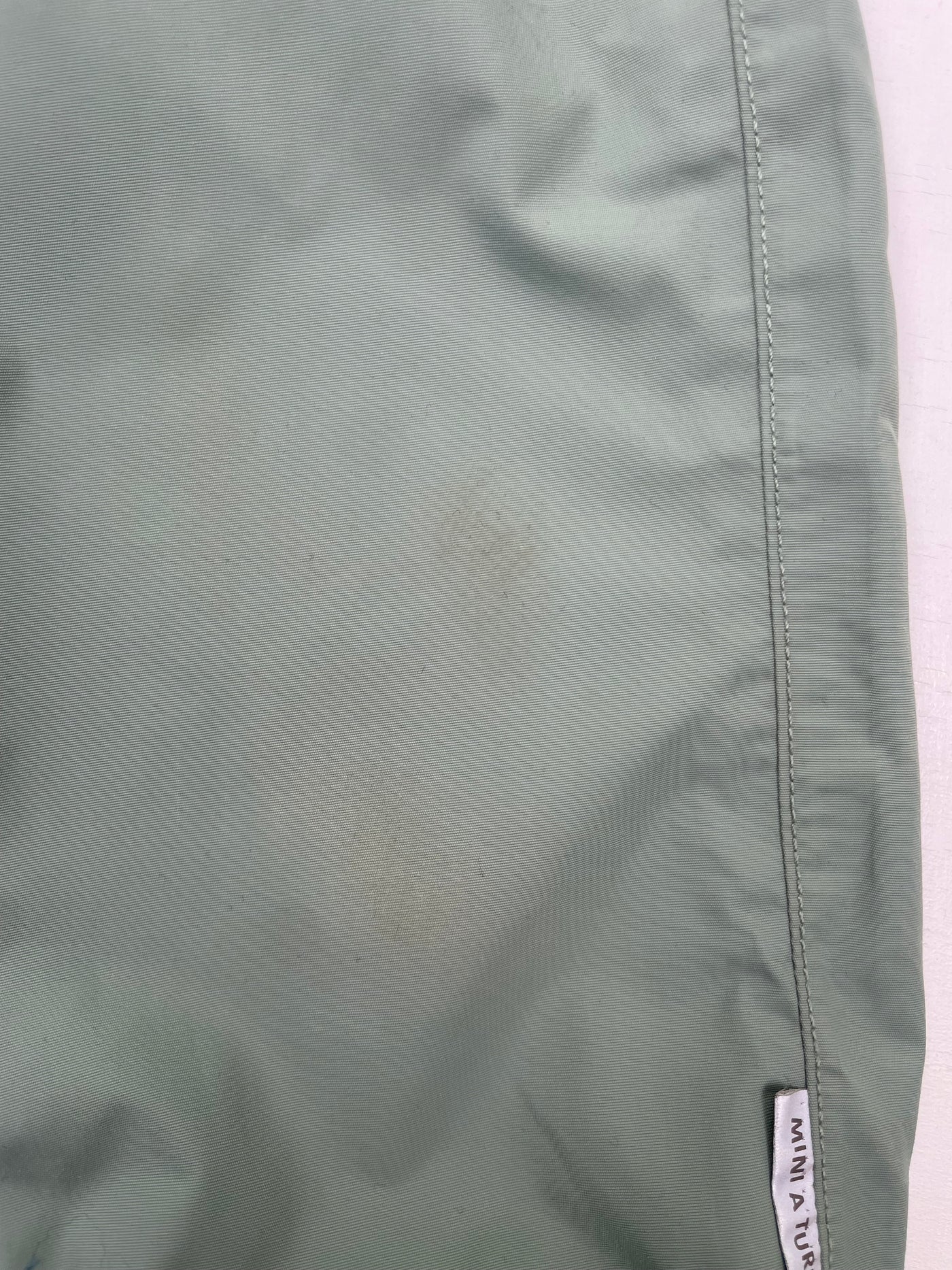 Mini eine ture Midseoso -Muschelhose, Tee Grün | 92 cm