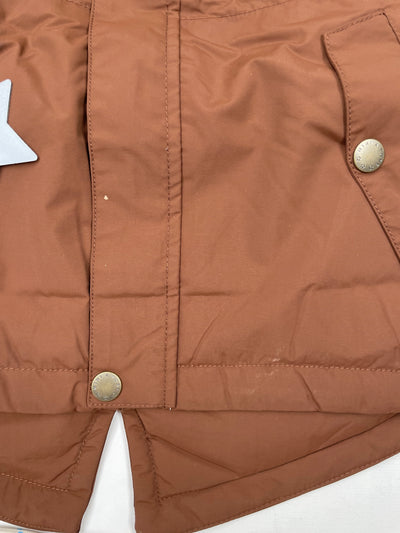 Mini A Ture matvikania fleece lined winter jacket, brown sugar | 110cm