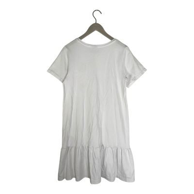 Kaiko ruffle t-shirt dress, white | woman S