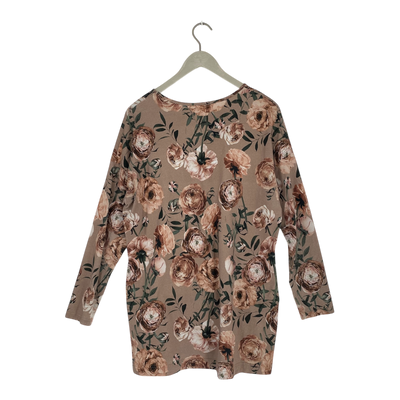 Versonpuoti tunic shirt, flowers | woman L