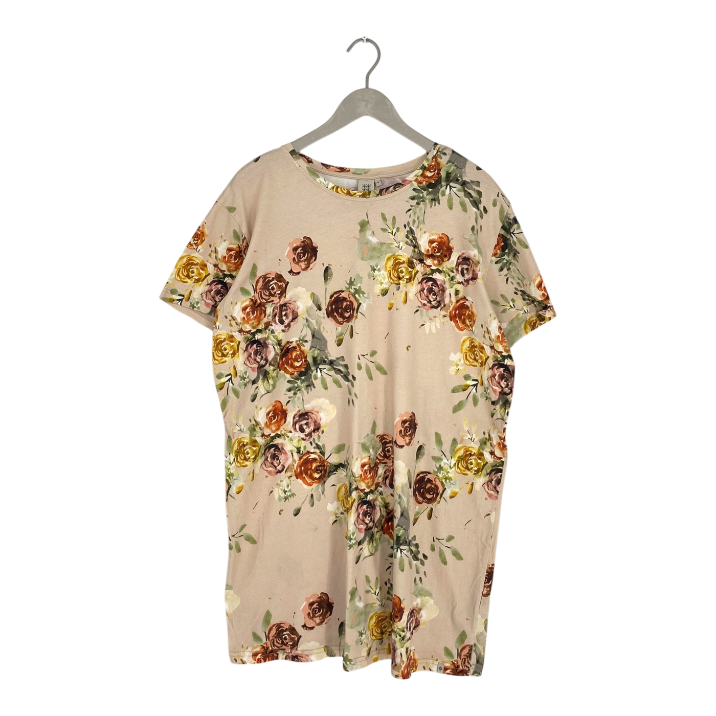 Kaiko long t-shirt, flowers | woman M