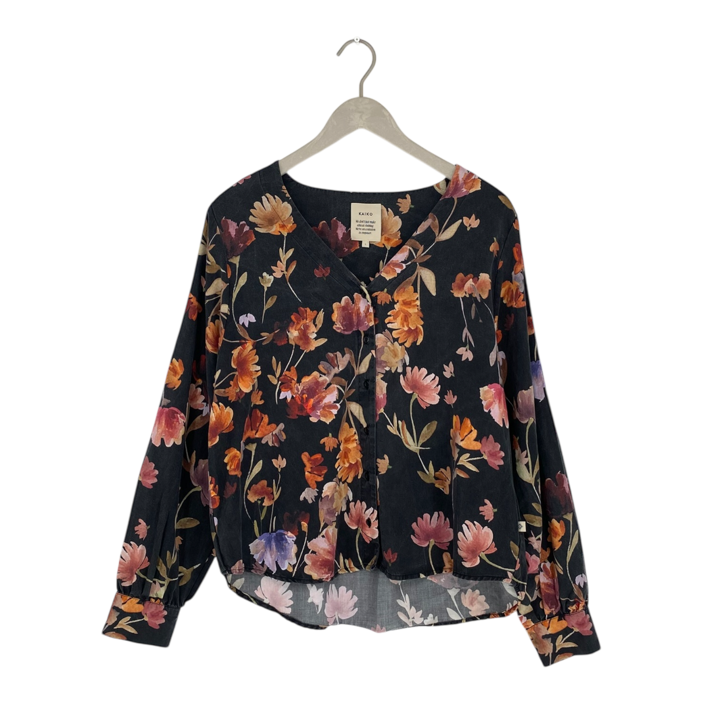 Kaiko blouse, flower | woman L