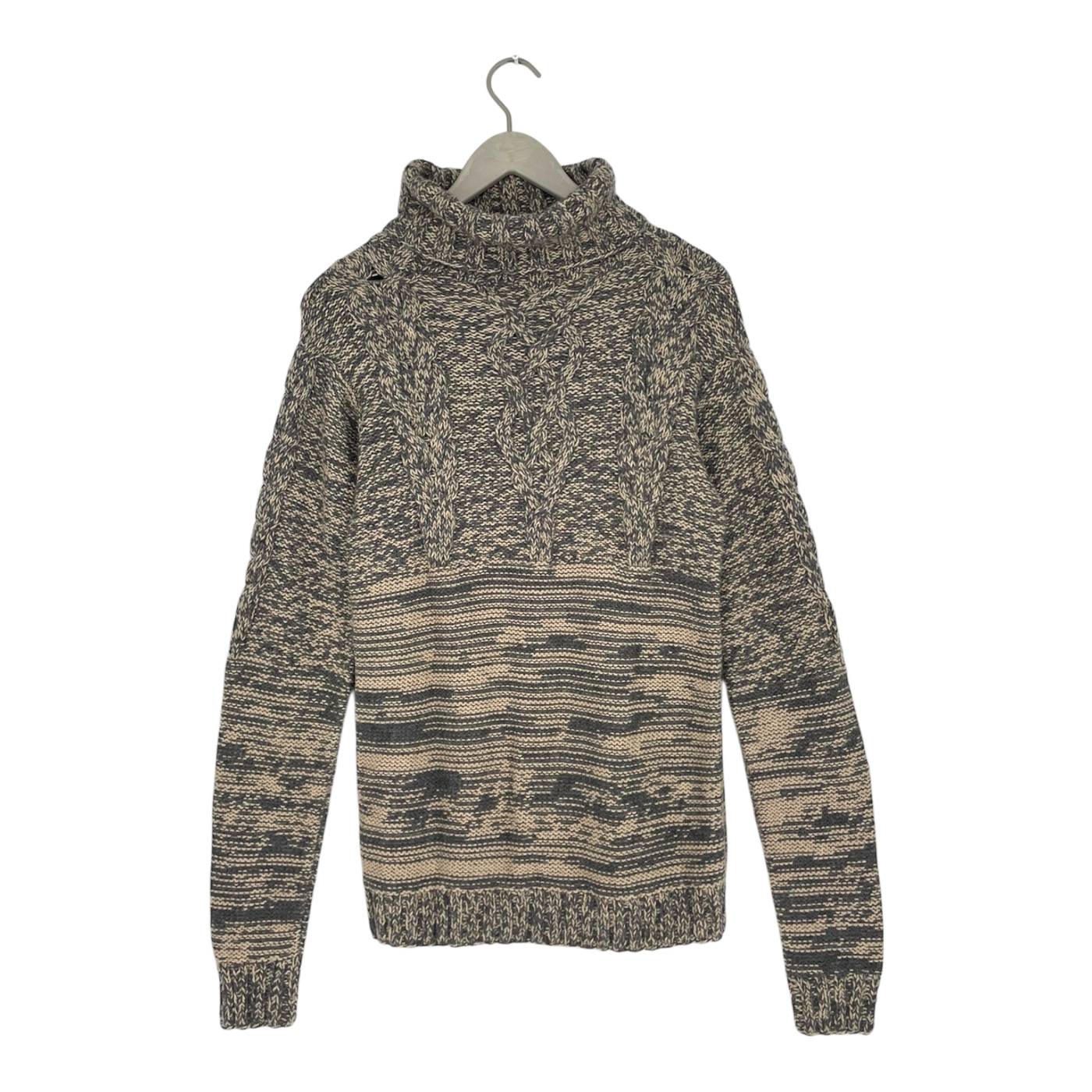 KARINFRAIDENRAIJ knitted susana sweater, beige/grey | woman M
