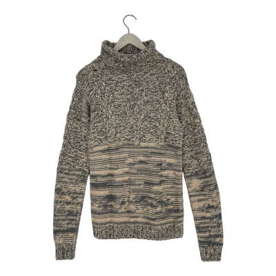KARINFRAIDENRAIJ knitted susana sweater, beige/grey | woman M