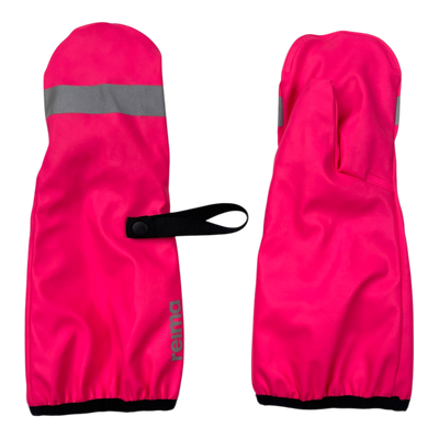 Reima puro rain mittens, pink | 1-2y