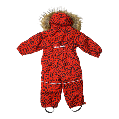 Mini Rodini kebnekaise winter overall, leopard | 74cm