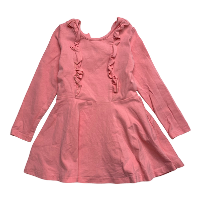 Gugguu tricot dress, salmon pink | 92cm