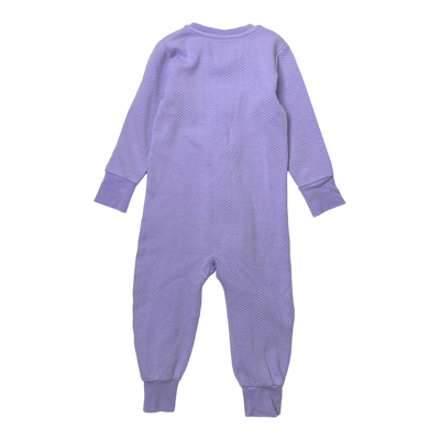 Aarre sweat jumpsuit, mauve | 86/92cm