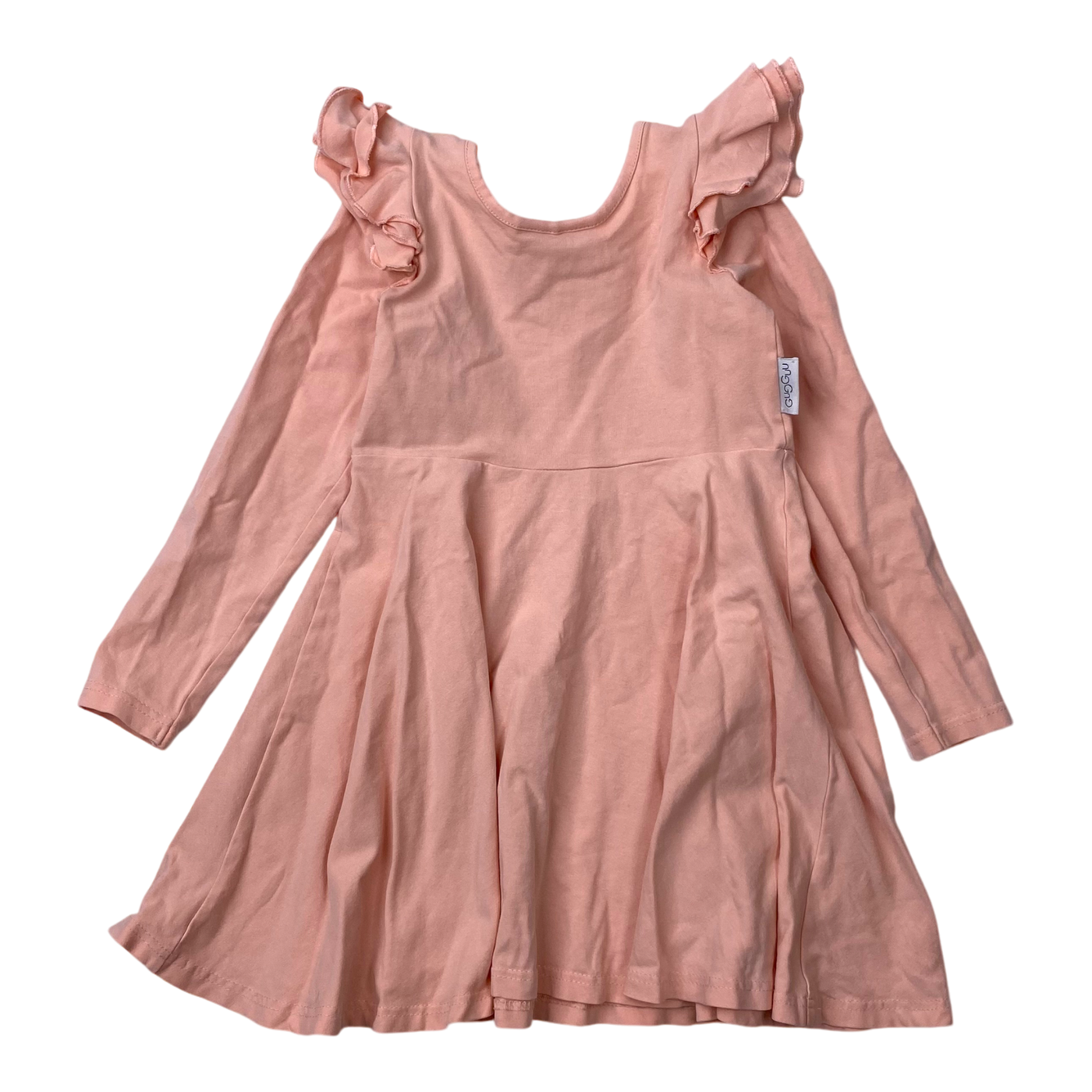 Gugguu florette dress, peach | 98cm