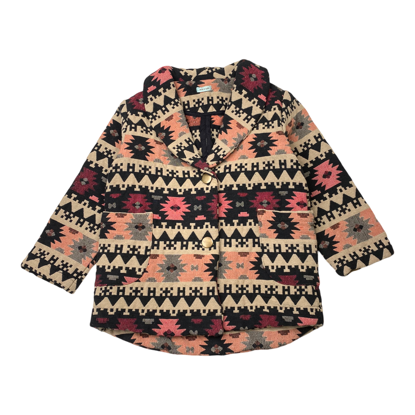 Mini A Ture canvas jacket, multicolor | 116cm