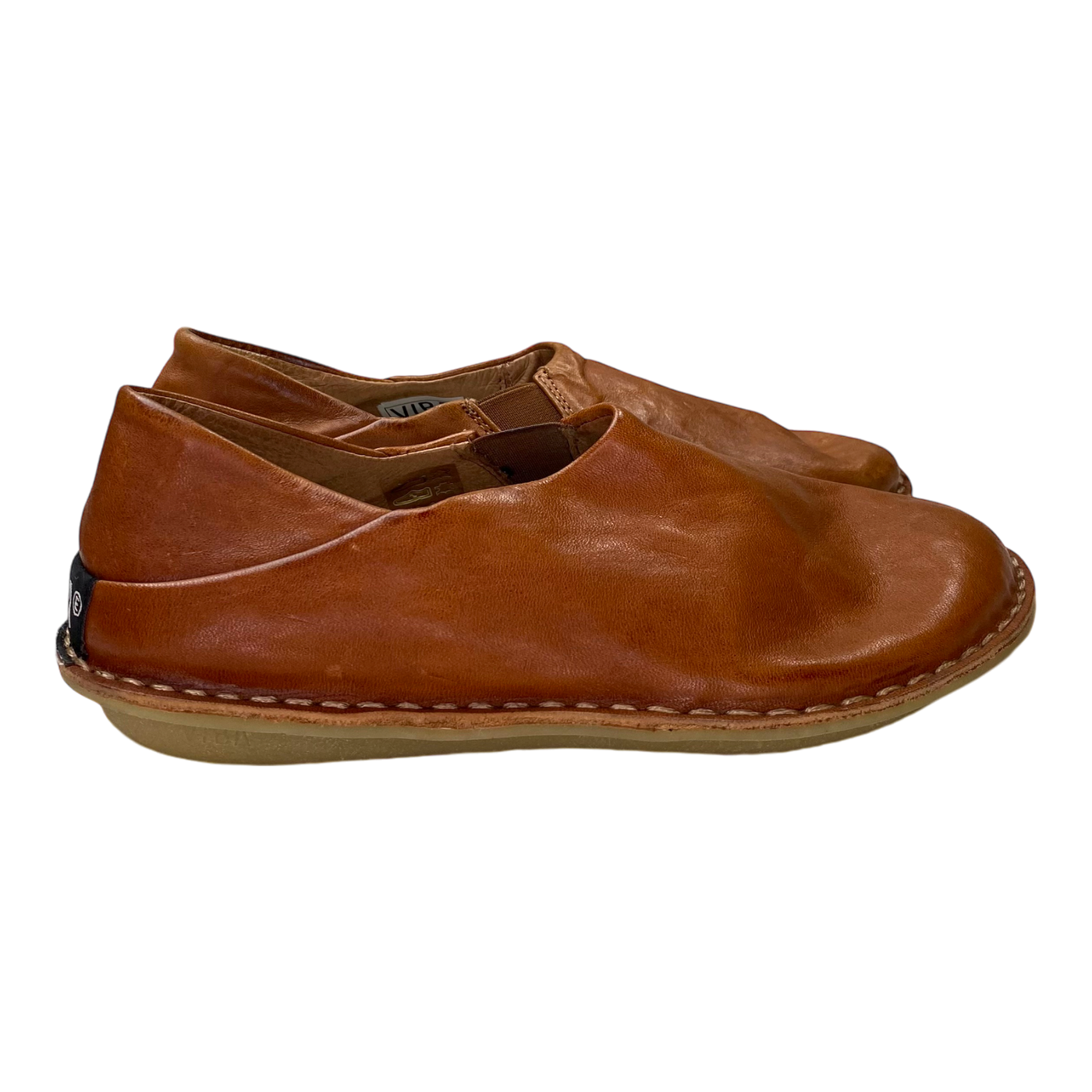 VIBAe Zuma leather shoes, cognac brown | 36