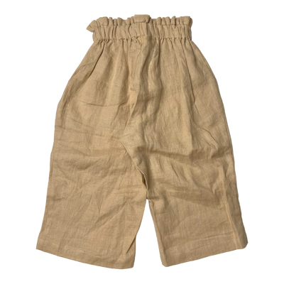 Nakoa linen pants, wheat | 92/98cm