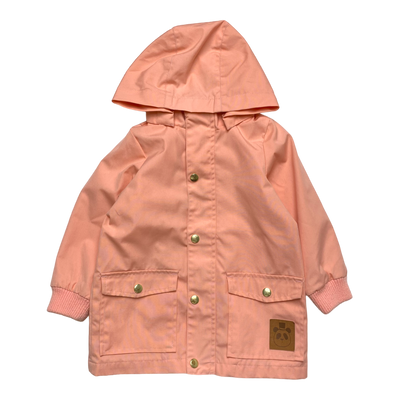 Mini Rodini pico jacket, salmon pink | 92/98cm