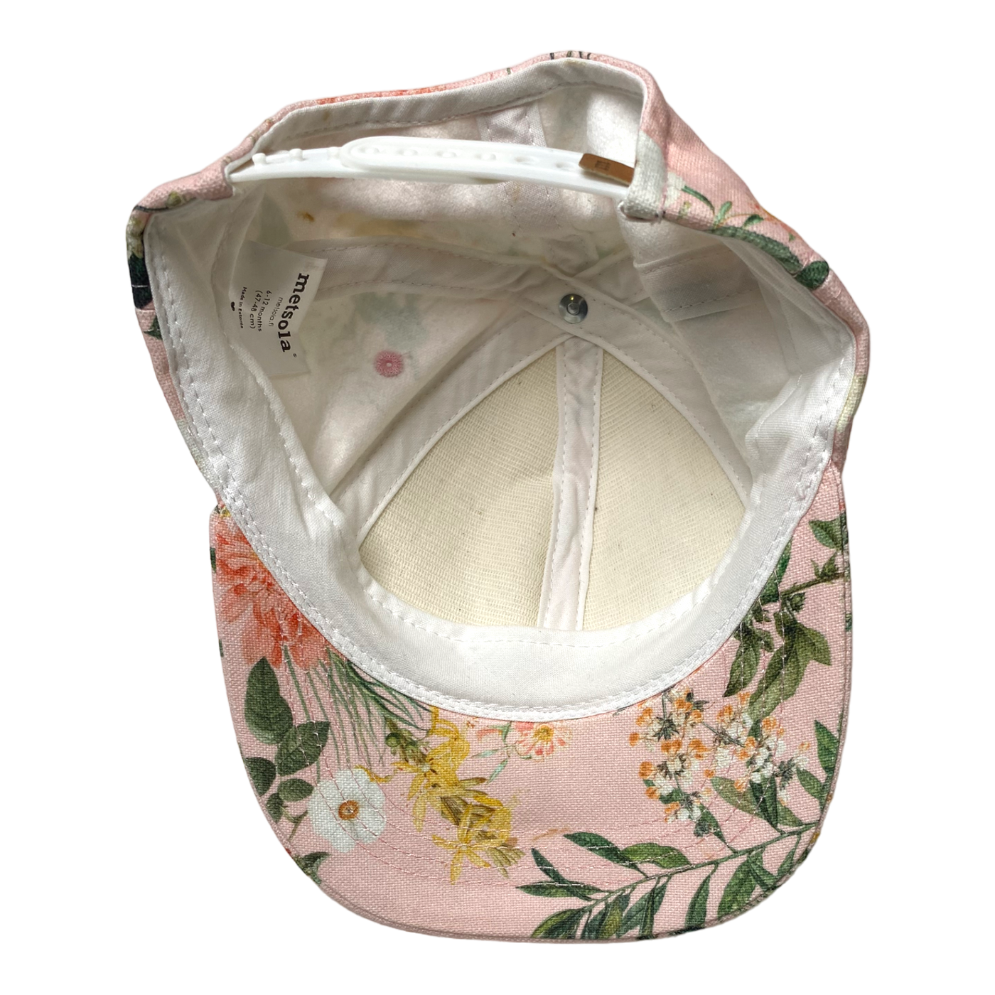 Metsola summer cap, flowers| 6-12m