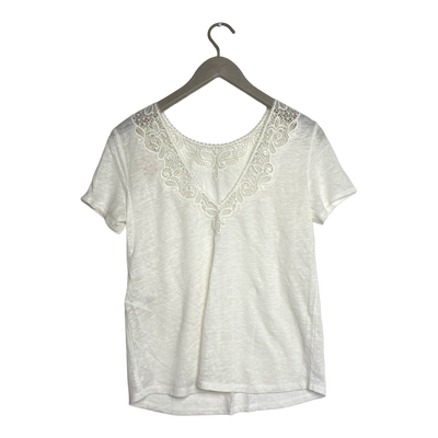 Sézane linen top, white | woman S