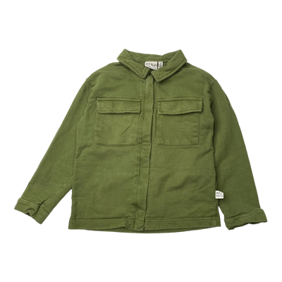 Mainio sweat jacket, olive | 110/116cm