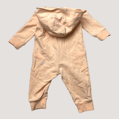 Gugguu sweat jumpsuit, peach | 74cm