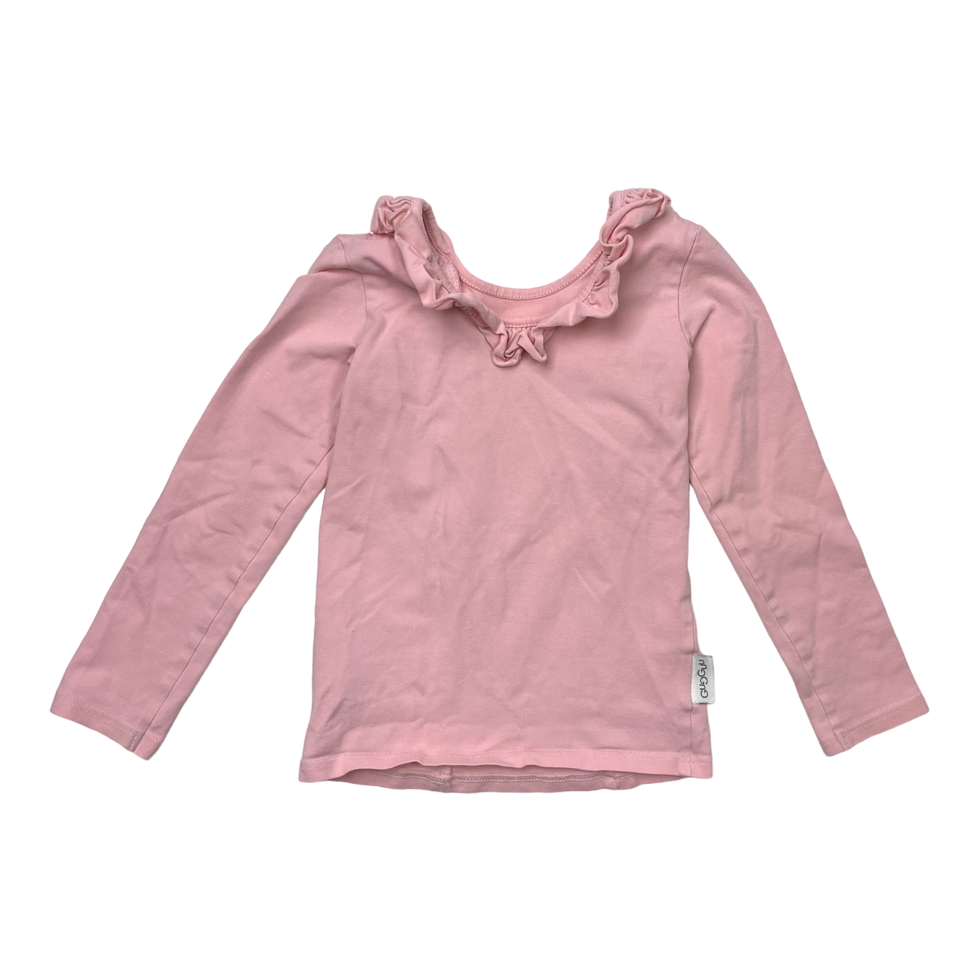 Gugguu frill shirt, pink | 92cm