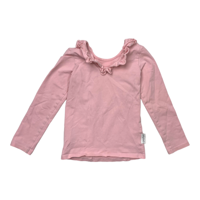 Gugguu frill shirt, pink | 92cm