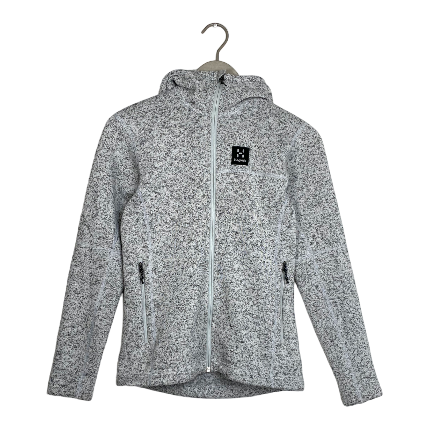 Haglöfs swood hood fleece jacket, melange grey | woman S