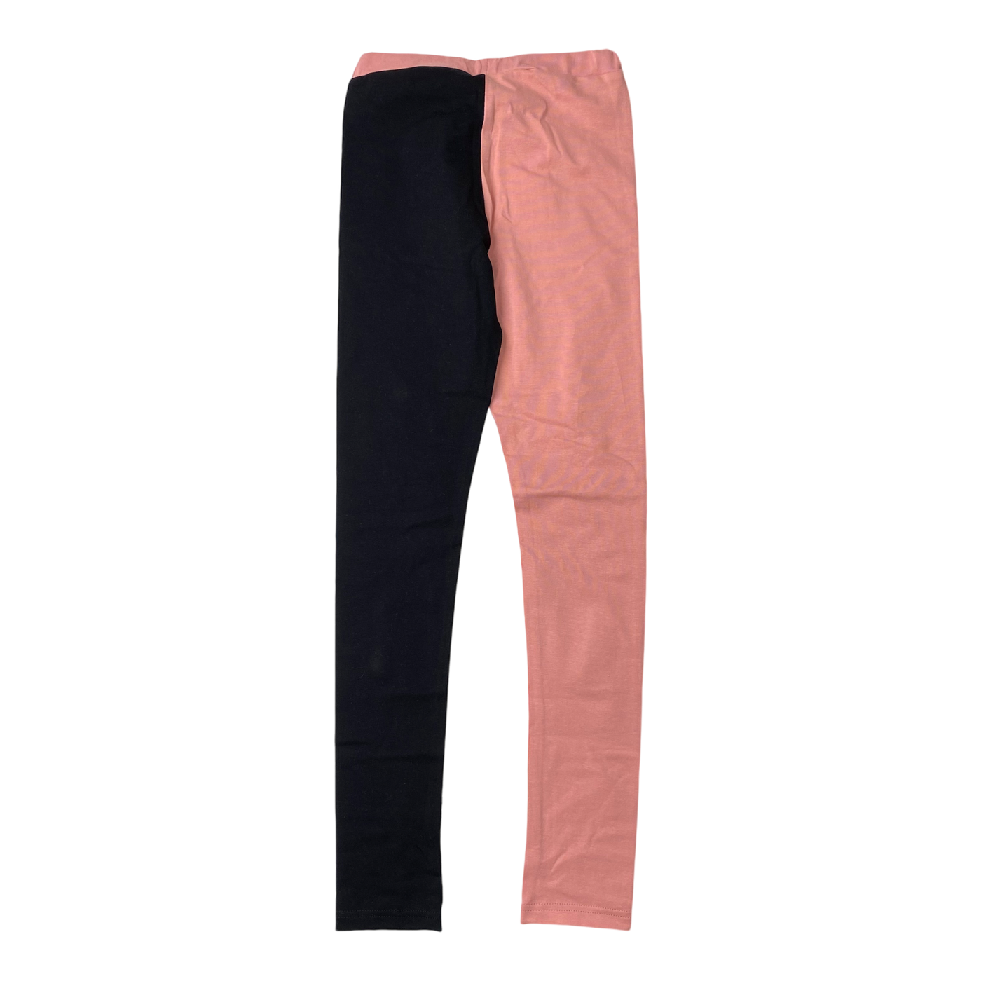 Gugguu block leggings, black and blush | 128cm