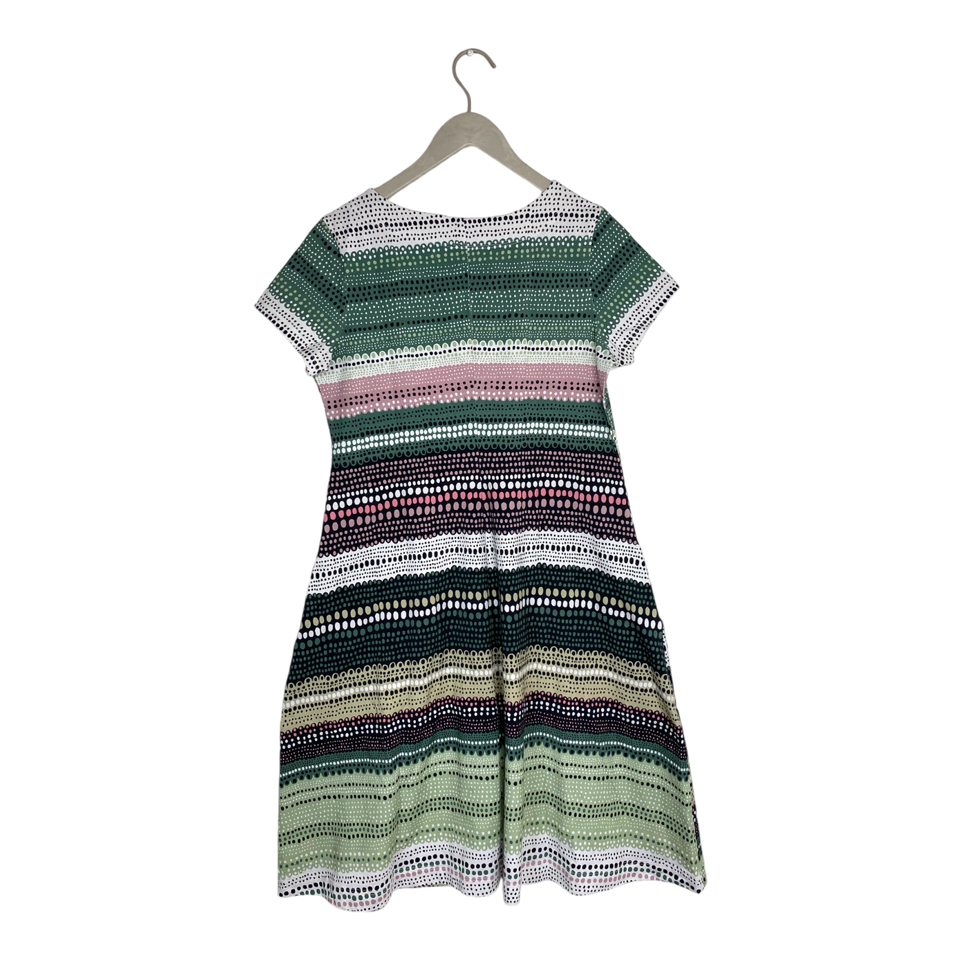 Ommellinen short sleeve tricot dress, multicolor | woman S