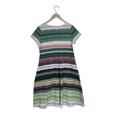 Ommellinen short sleeve tricot dress, multicolor | woman S