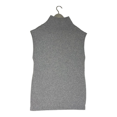 Papu chunky turtle vest, melange grey | women XS/S