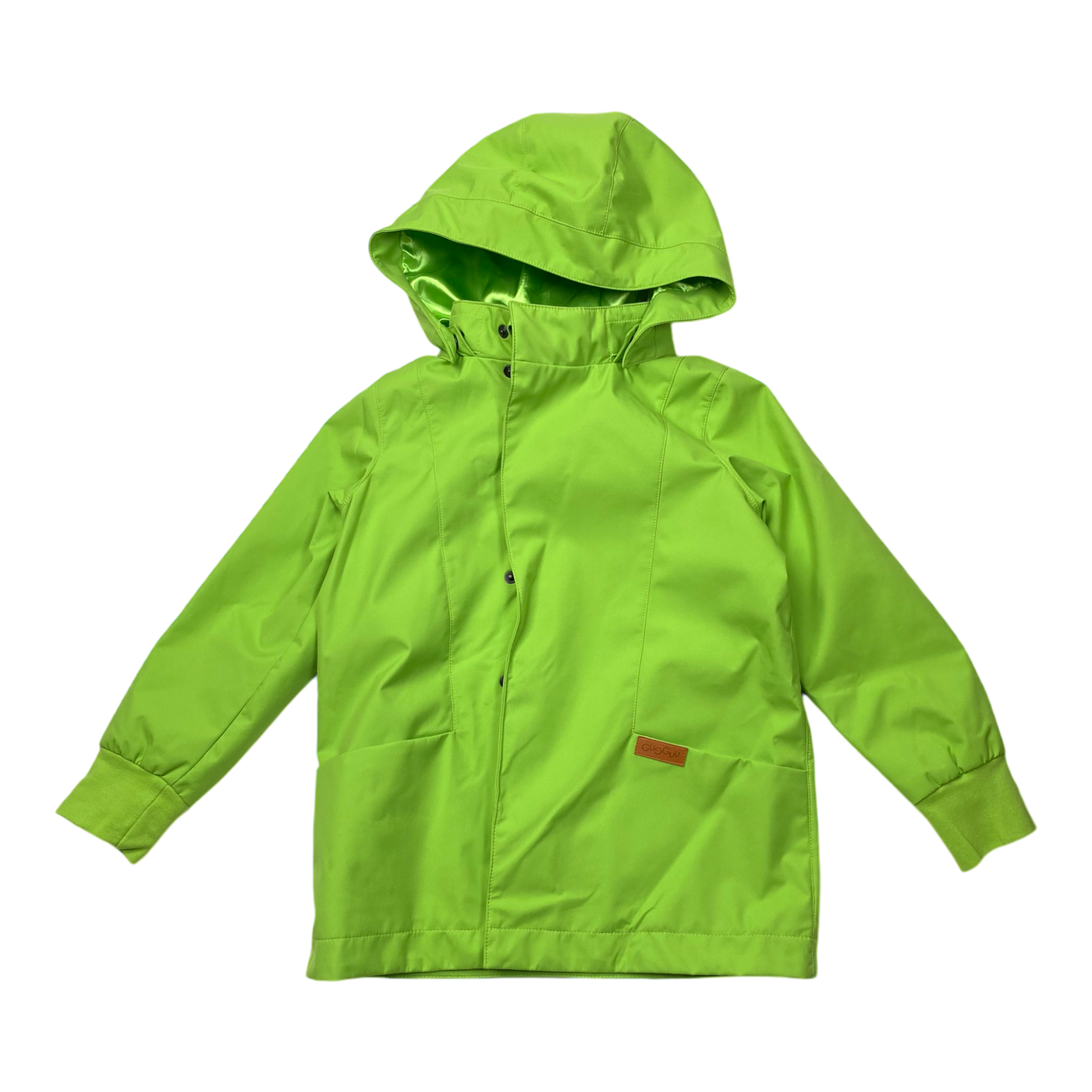 Gugguu flash midseason jacket, lime green | 116cm