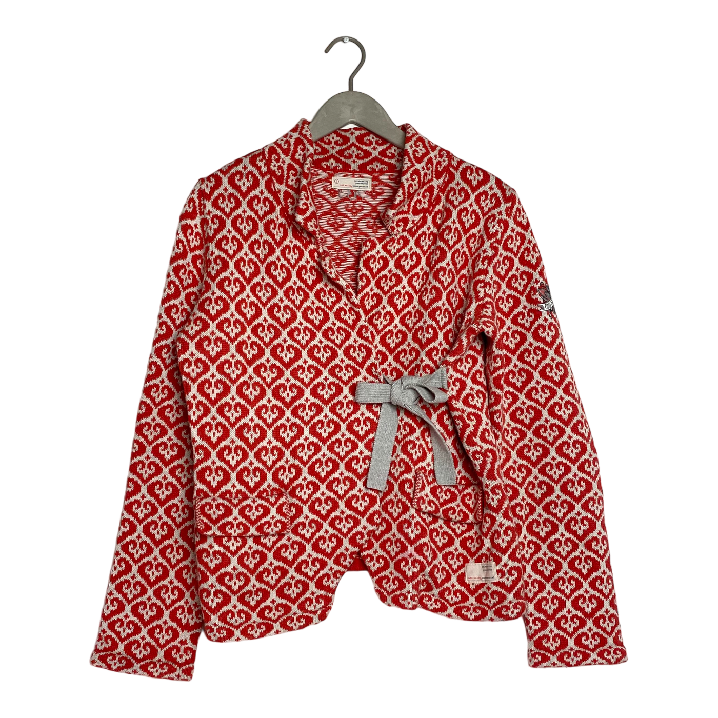 Odd Molly wrap cardigan, tomato | woman L