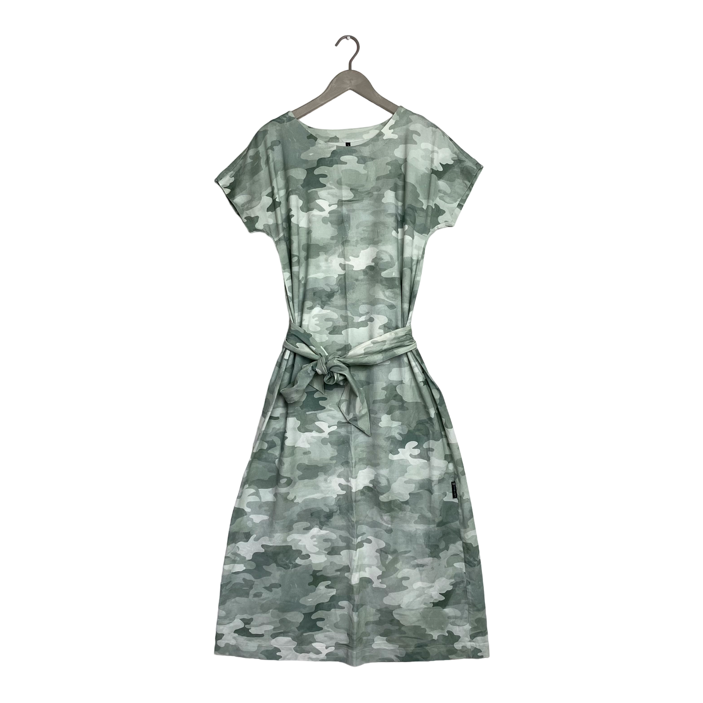 Ommellinen luotto dress, tea green camo | woman L