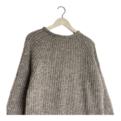 Ekta Anne long knit, grey | woman L