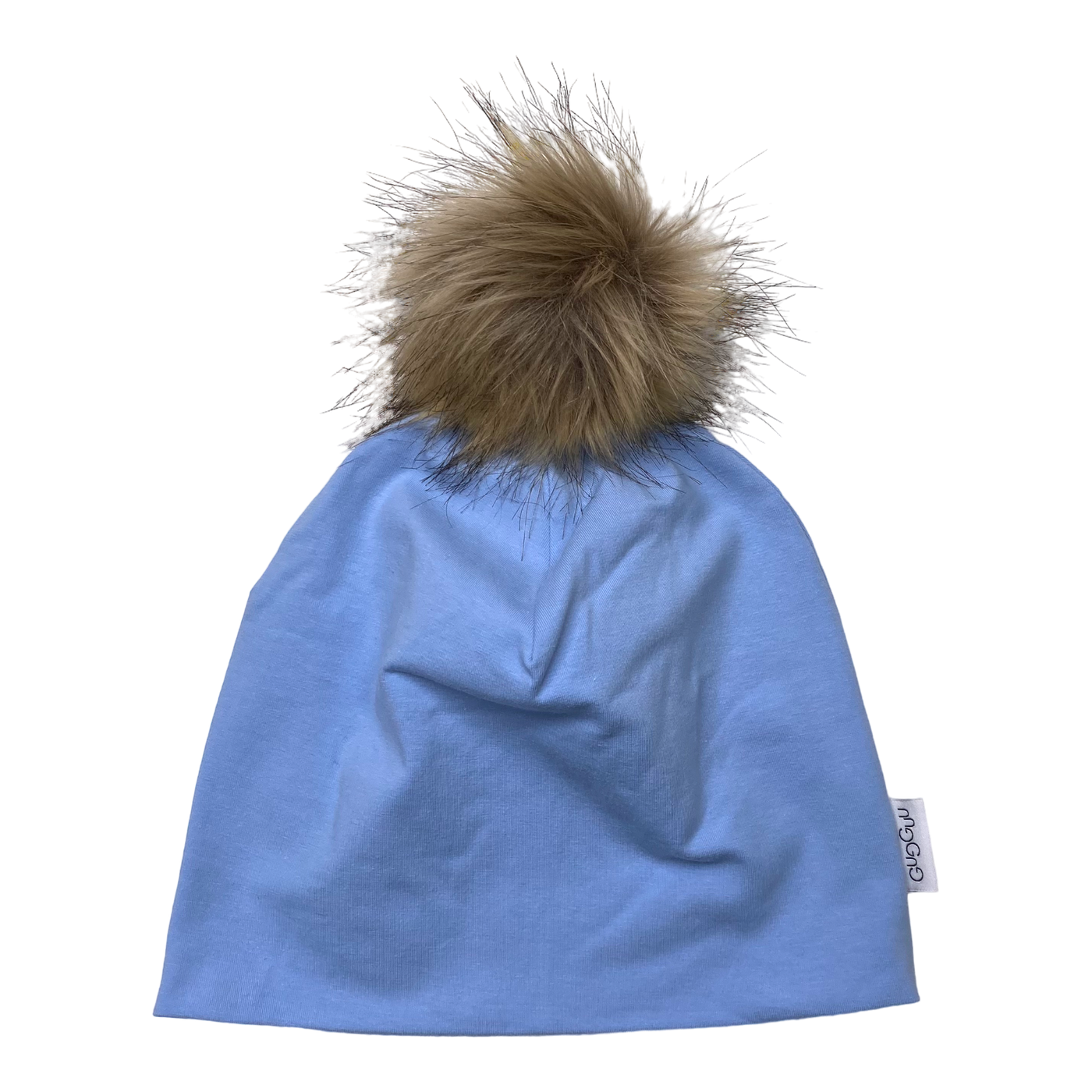 Gugguu furry soft beanie, riviera blue | 56cm+