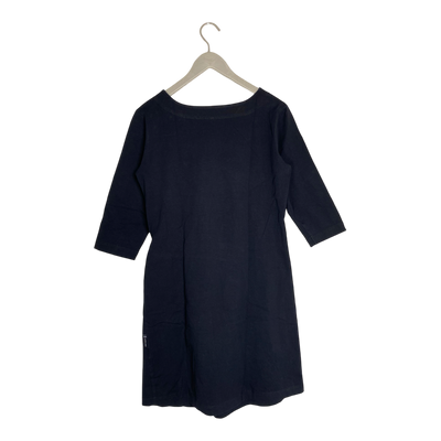 Ommellinen knot 3/4 sleeve tunic, black | woman L