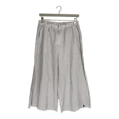 Kaiko linen culottes, falcon stripes | woman L