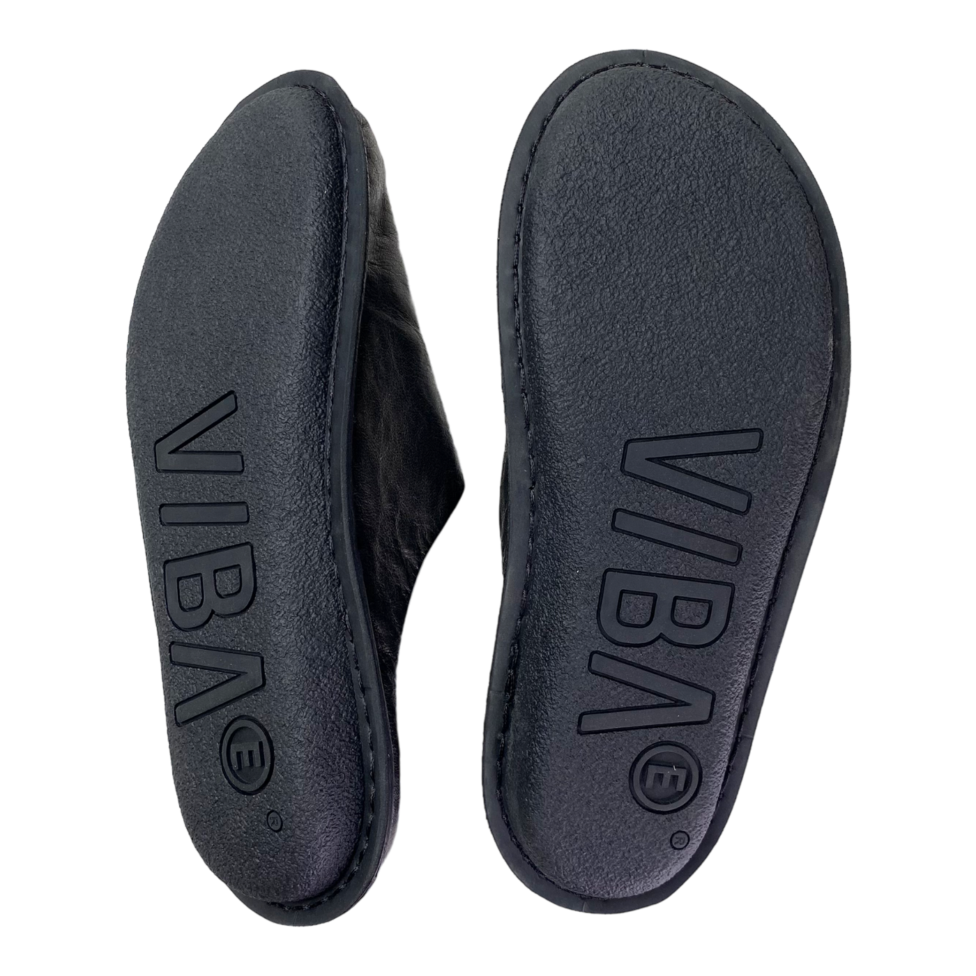 VIBAe Roma leather slippers, preto black | 42