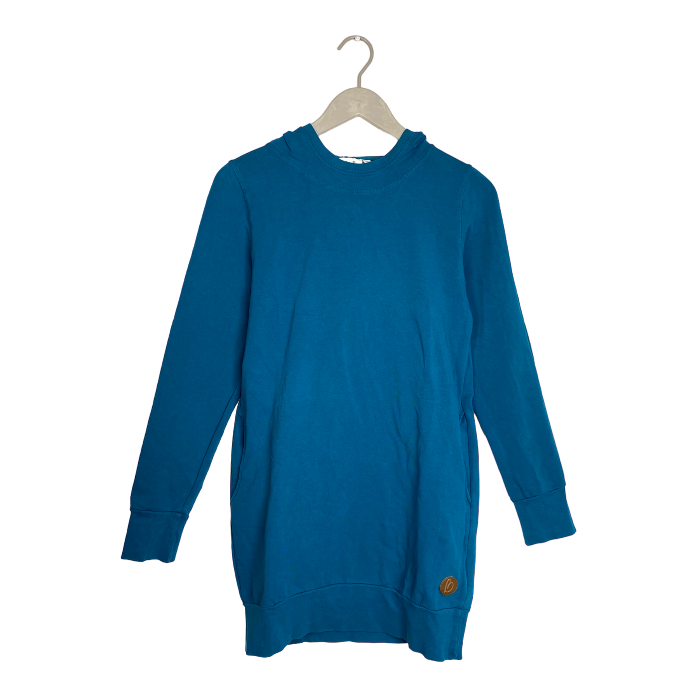 Blaa college hoodie, teal | woman XS