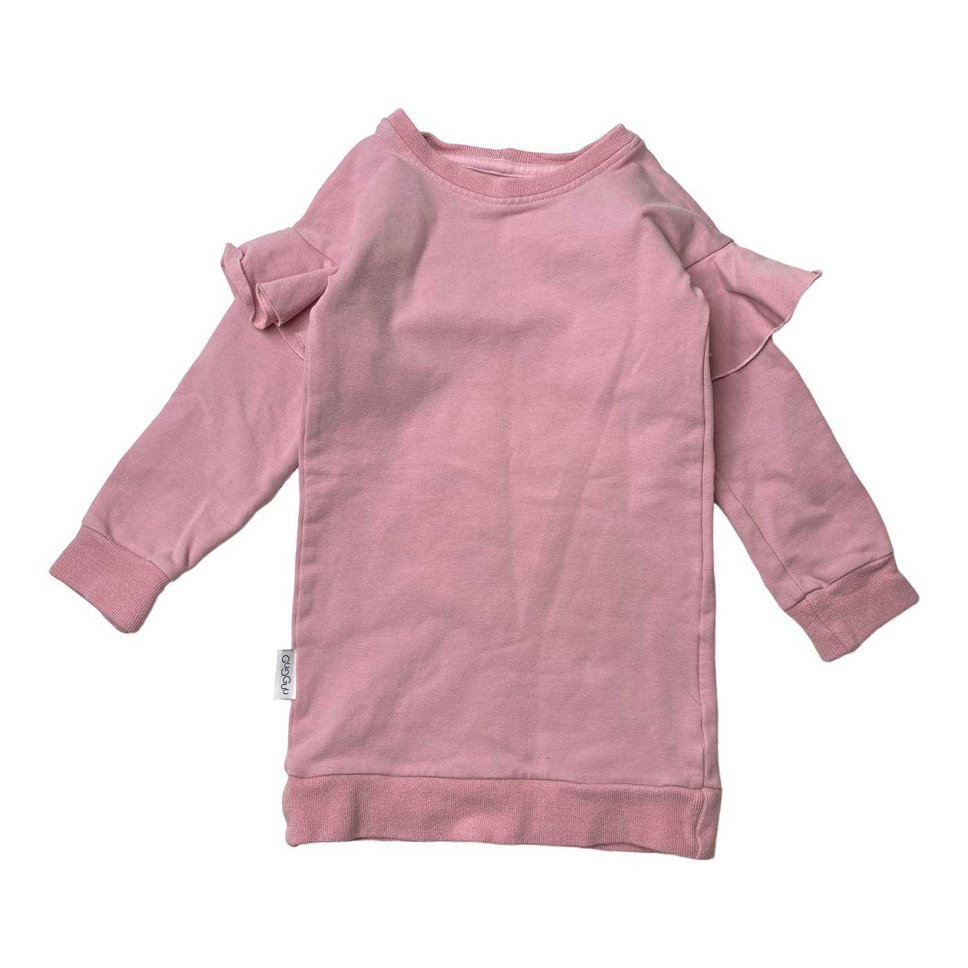 Gugguu sweat tunic dress, pink | 92cm