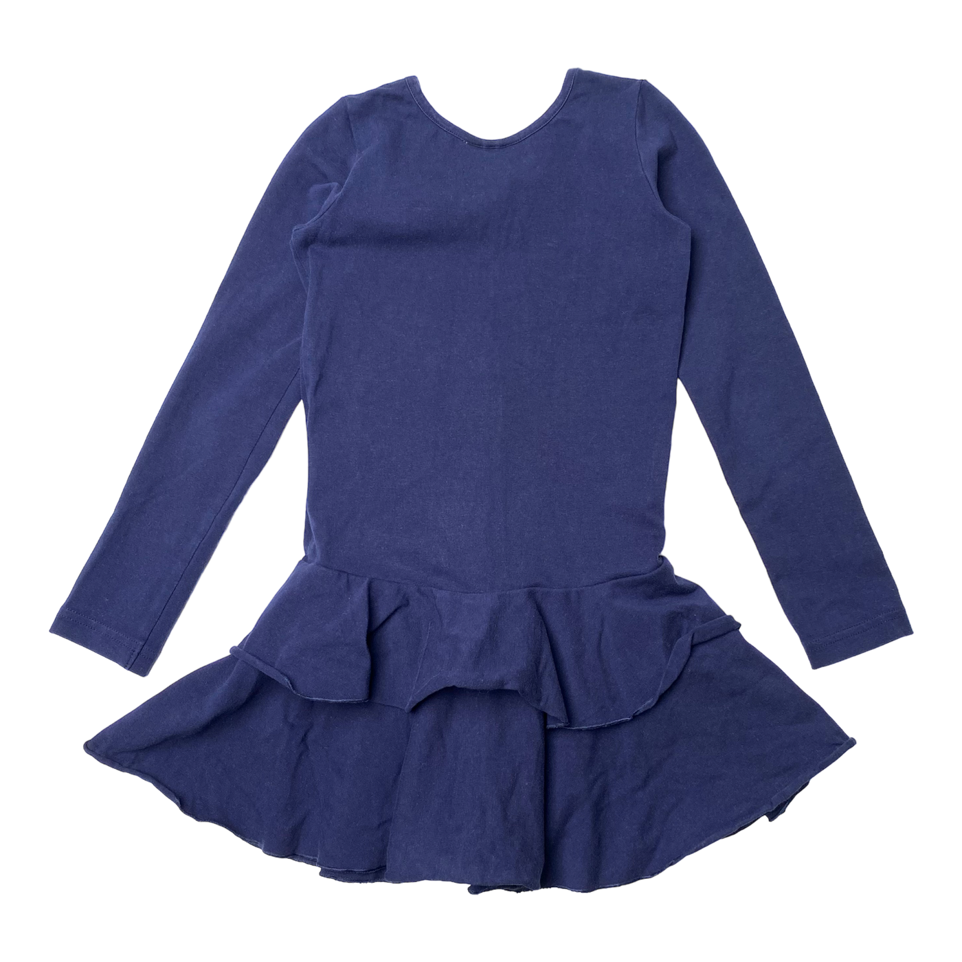 Gugguu frilla dress, midnight blue | 116cm