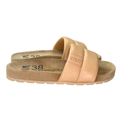 VIBAe Porto leather sandals, desert nude | 38