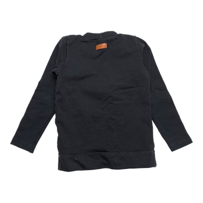 Metsola pocket sweatshirt, black | 98/104cm