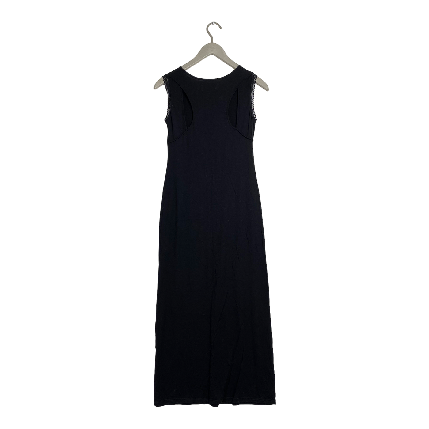 R/H tricot maxi dress, black | woman M
