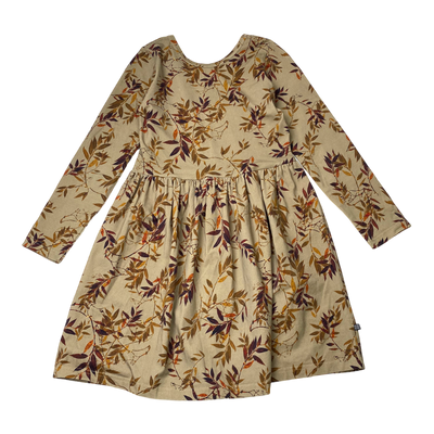 Kaiko dress, leaves | 134/140cm